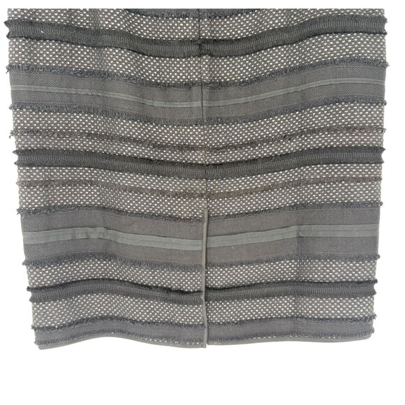 Talbots Tweed Pencil Skirt Size 10 Black Fringe Textured Lined Career Office NWT - Picture 12 of 15